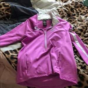 Pink ultimate quarter zip hoodie